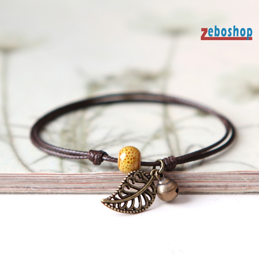 Vòng Tay Chuỗi Hạt Gốm Phong Cách Vintage Cho Cặp Đôi