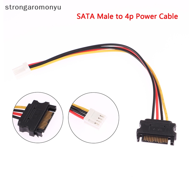 Cáp Chuyển Đổi Nguồn SATA Molex IDE 4 Pin Sang SATA Dài 20cm Chuyên Dụng Cho Máy Tính