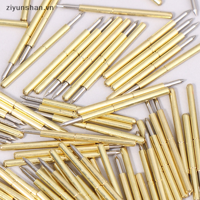 Ziyunshan 100 cái đường kính 1,02mm chiều dài 15,85mm đầu dò kiểm tra lò xo pogo pin tool p75-b1 vn