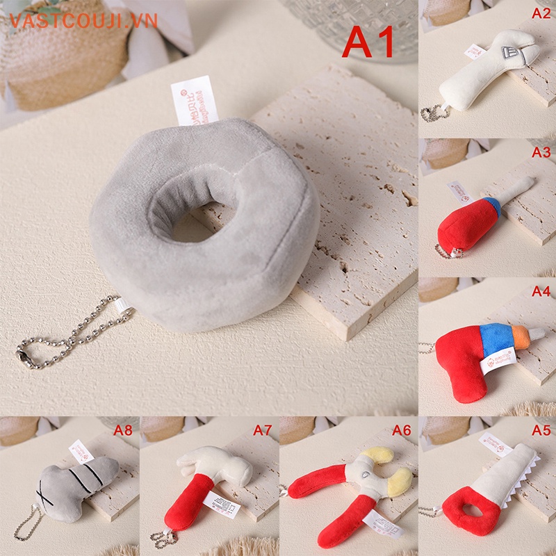 1 Móc Khóa Hình Thú Nhồi Bông VASTJI Dễ Thương