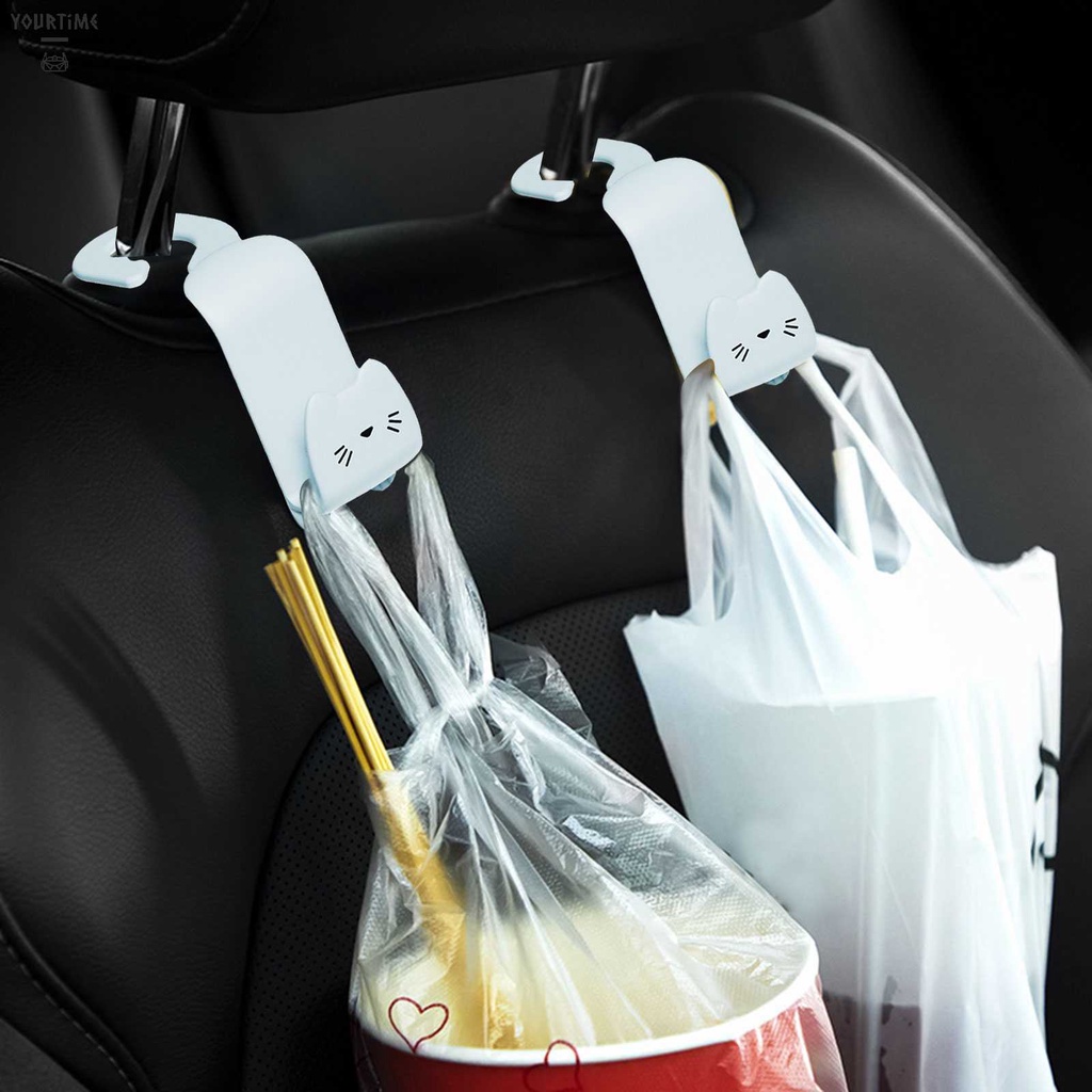 Bộ 2 Móc Treo Đồ Hình Chữ S Gắn Ghế Ngồi Xe Hơi Tiện Dụng
