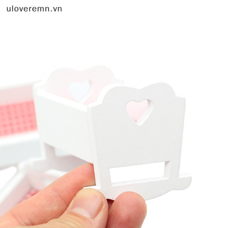 Nôi Em Bé Trang Trí Nhà Búp Bê Tỉ Lệ 1: 12