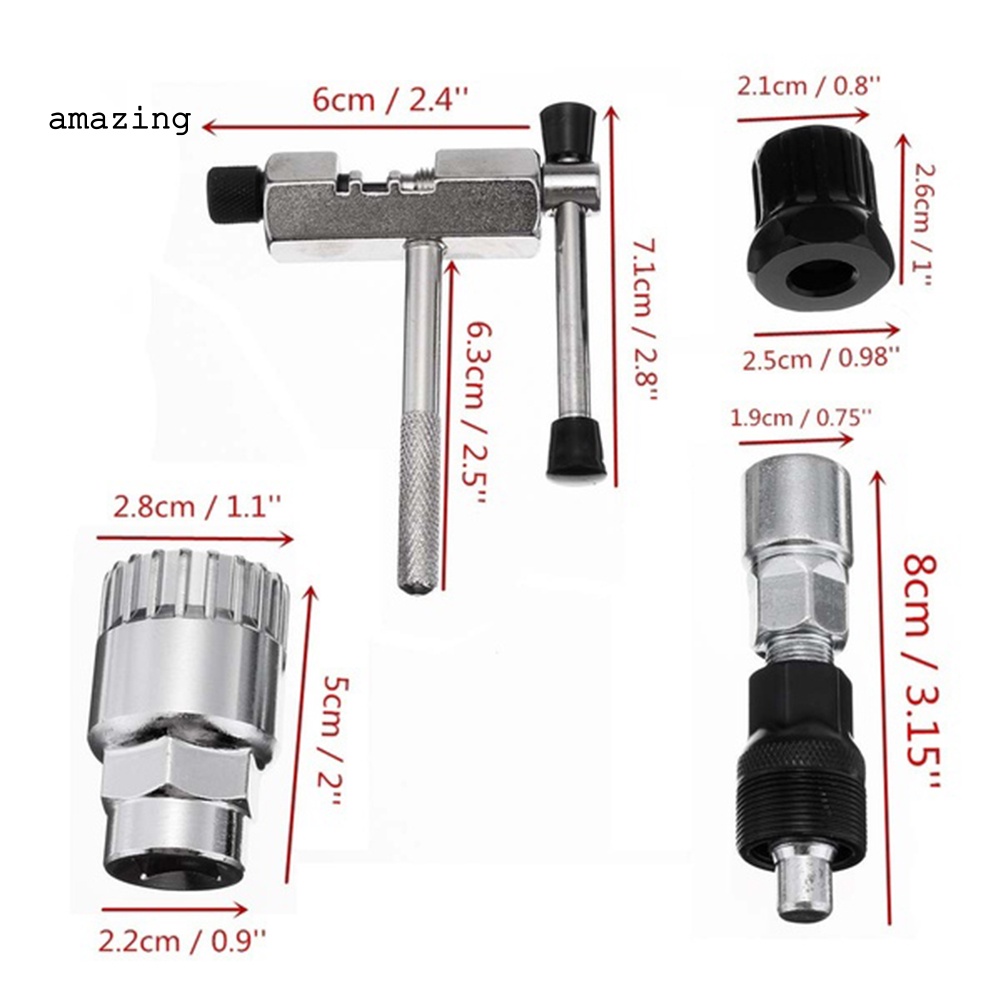 Set 4 Dụng Cụ Tháo Lắp Sên Xe Đạp Chuyên Dụng