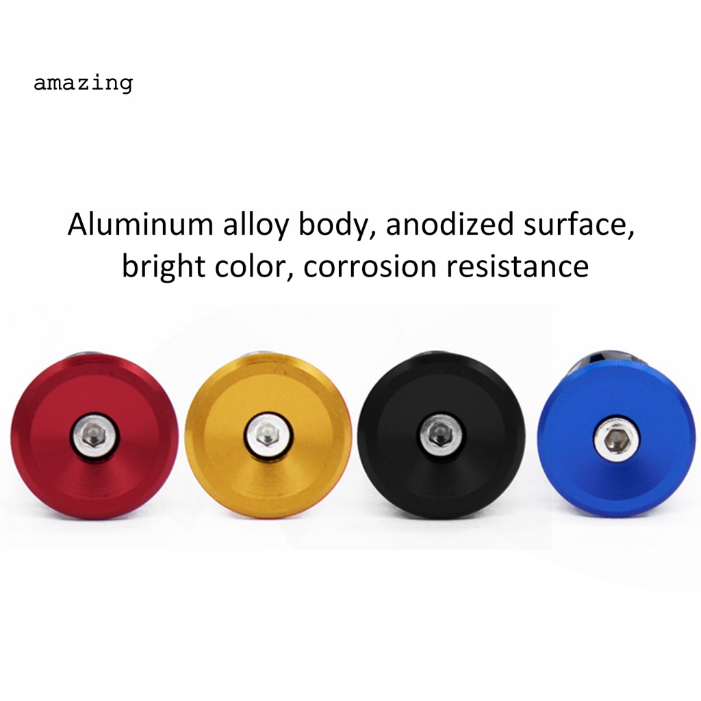 Bộ 2 Nút Gắn Tay Lái Xe Đạp Bằng Hợp Kim Nhôm Gọn Nhẹ Chống Mòn / Mòn