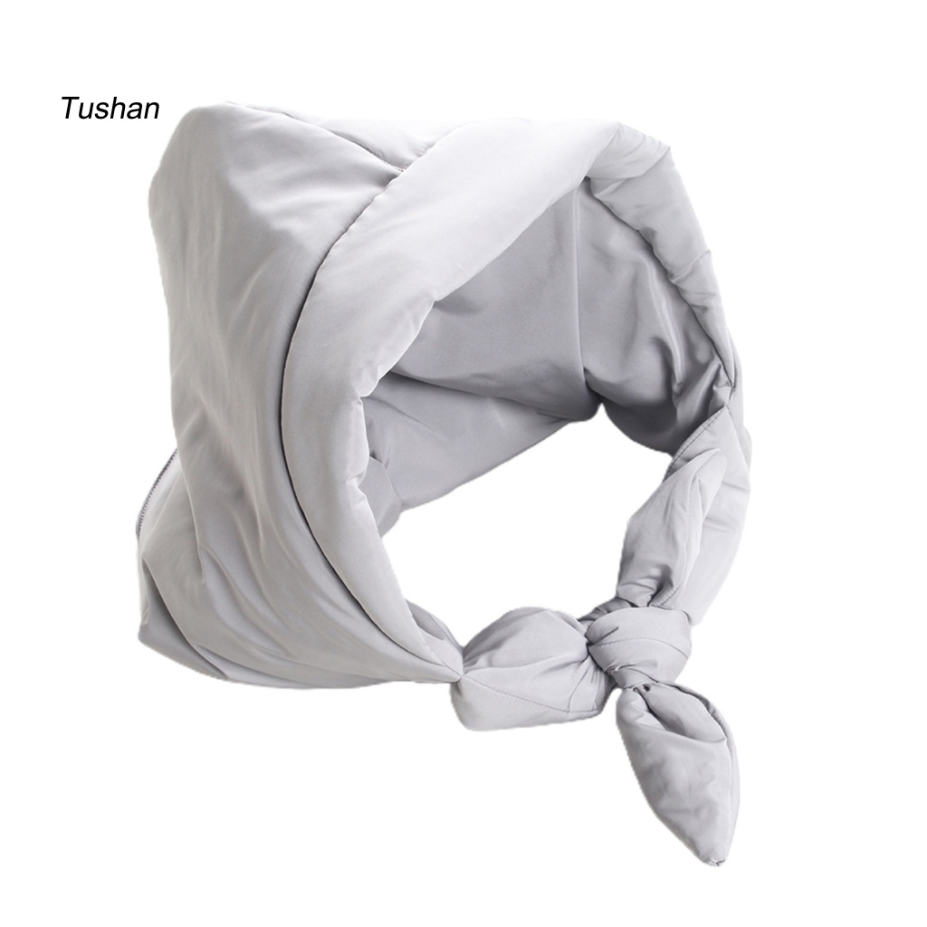 Mũ Cotton Giữ Ấm Màu Trơn Đơn Giản Thời Tiết Mùa Đông Cho Nữ