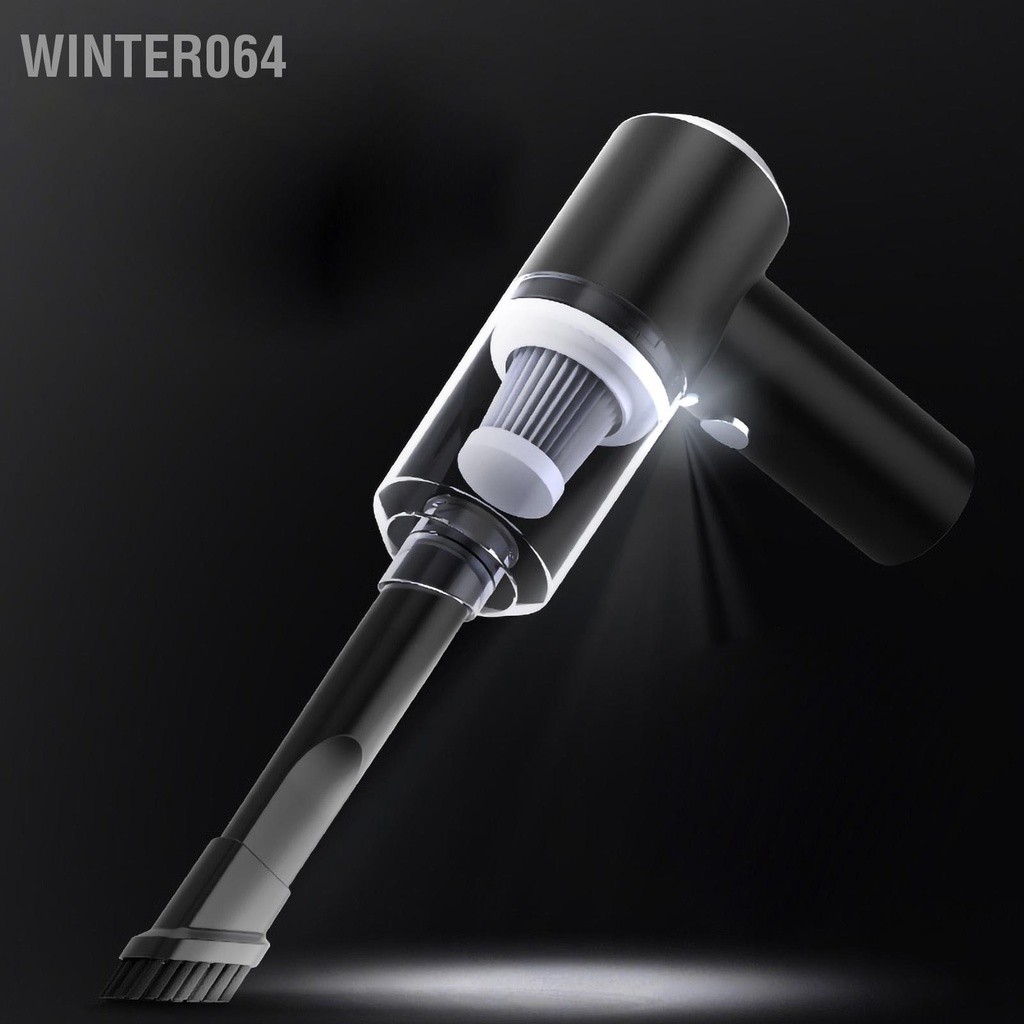 Winter064 Máy Hút Bụi Cầm Tay 120W Khô Ướt Sử Dụng Kép 6000PA Mạnh Không Dây Cho Xe Hơi Gia Đình