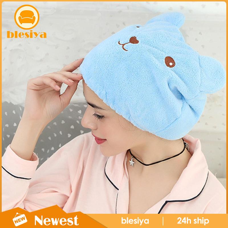 Mũ Tắm Trùm Đầu Họa Tiết Hoạt Hình Dùng Khi Đi Du Lịch