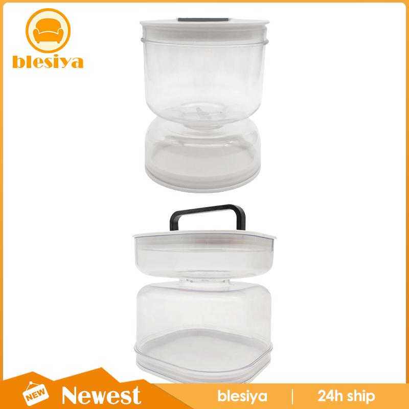 Hũ Thủy Tinh Trong Suốt Có Nắp Lật Dùng Đựng Gia Vị / Trái Cây / Tỏi / Nấm