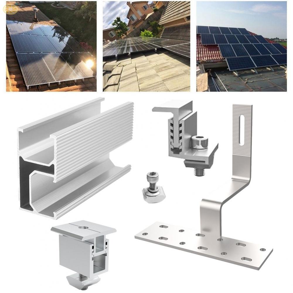 【VARSTR】Secure PV Solar Mount Kit for Brick Roofs Easy to Install with Adjustable Brackets
