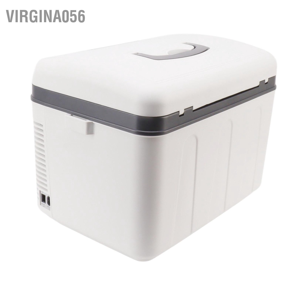 Virgina056 Tủ lạnh ô tô 12 24 Volt di động 19L mini cho RV Cắm trại Sử dụng tại nhà