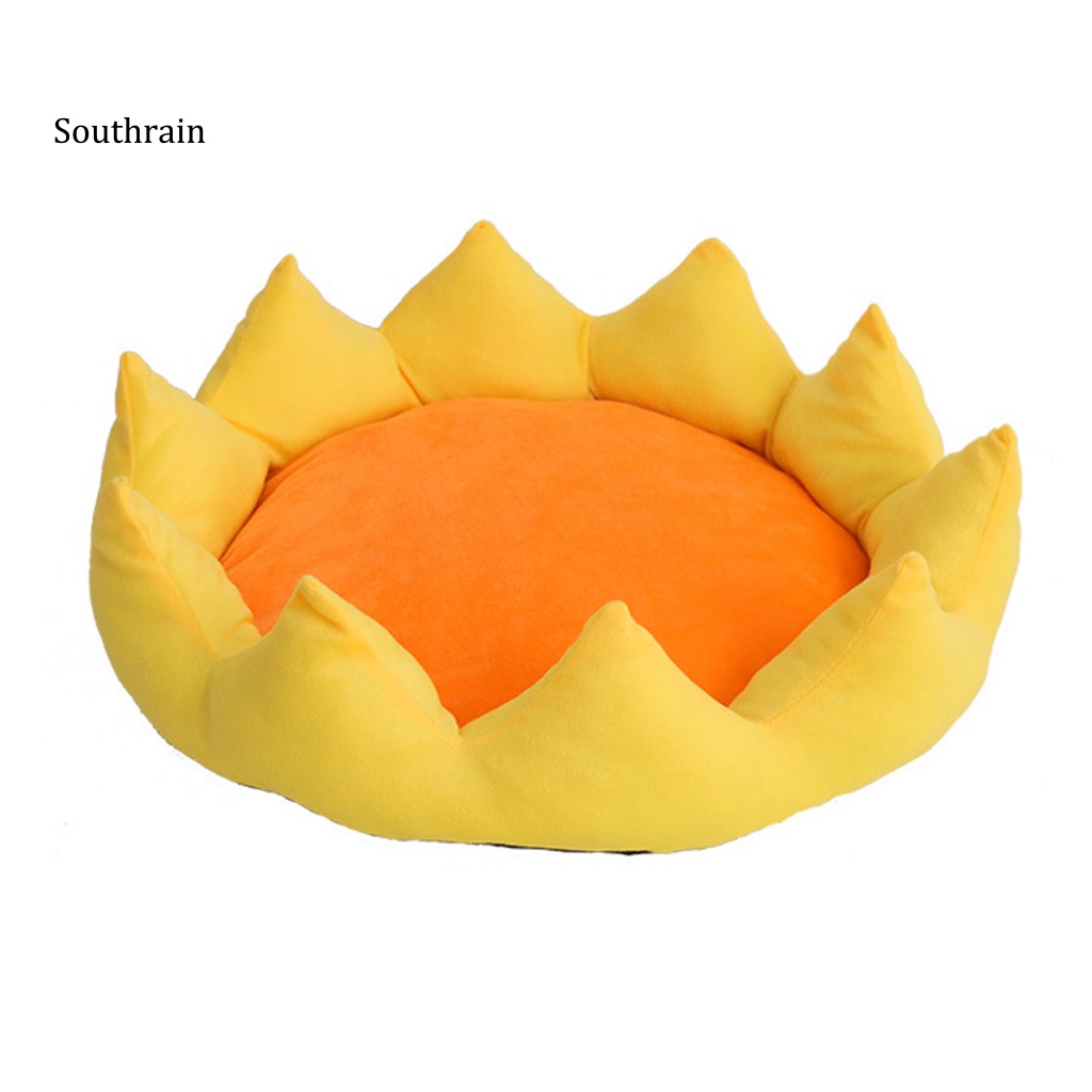 Giường Ngủ Vải Bông Kennels Tròn Dài Siêu Mỏng Có Thể Giặt Rửa Cho Thú Cưng