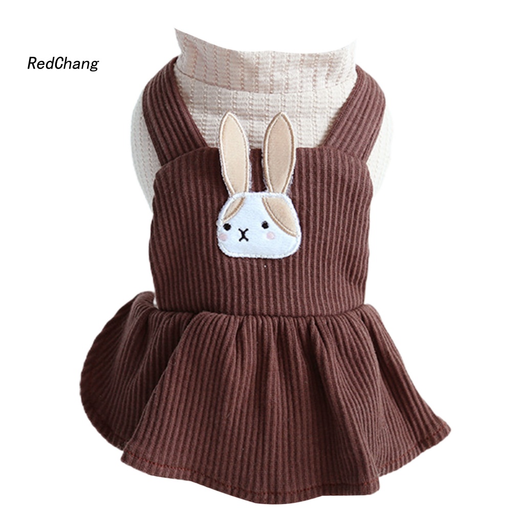Rc ~ Áo Liền Quần 4 Lớp Họa Tiết Thỏ Bắt Mắt Mùa Thu Cho Cún Cưng