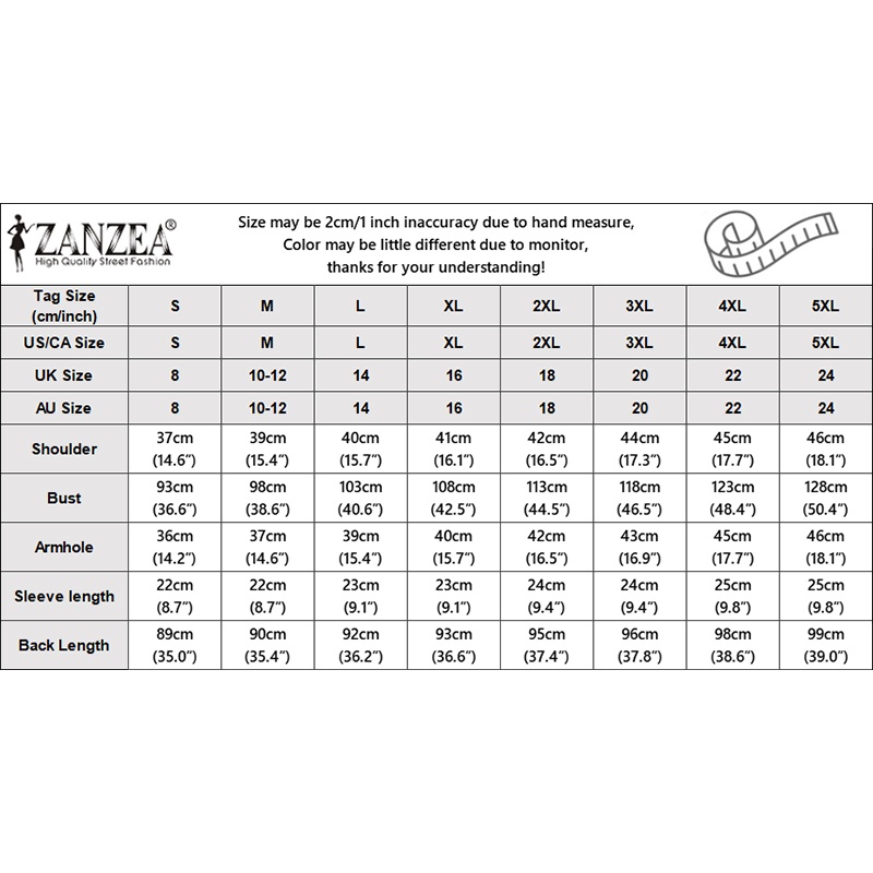 ZANZEA Đầm Chữ H Ngắn Tay Cổ Tròn Có Túi Thời Trang Nữ Tính