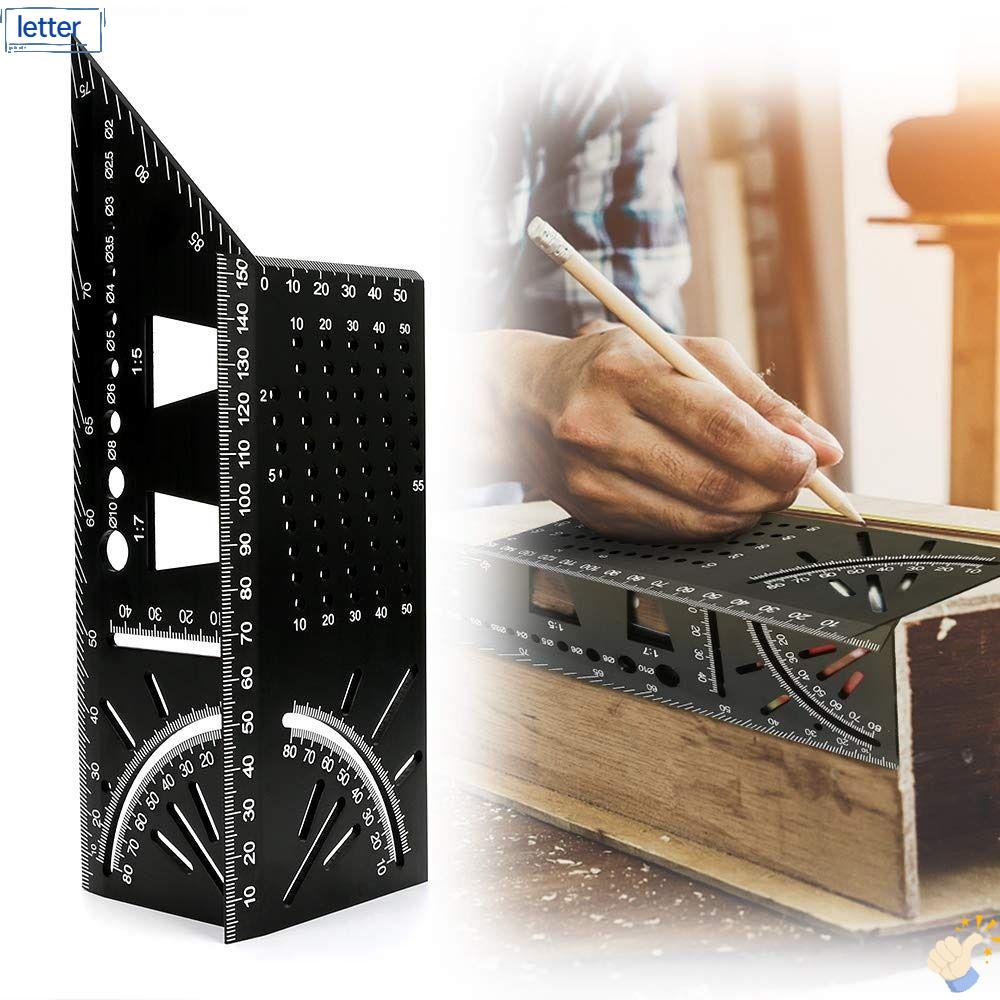 LET Thước Đo Góc 90 Độ Bằng Hợp Kim Nhôm Chất Lượng Cao