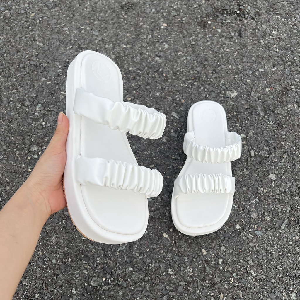 Dép bánh mì 2 quai nhúng cao 2,5 cm size 40-44