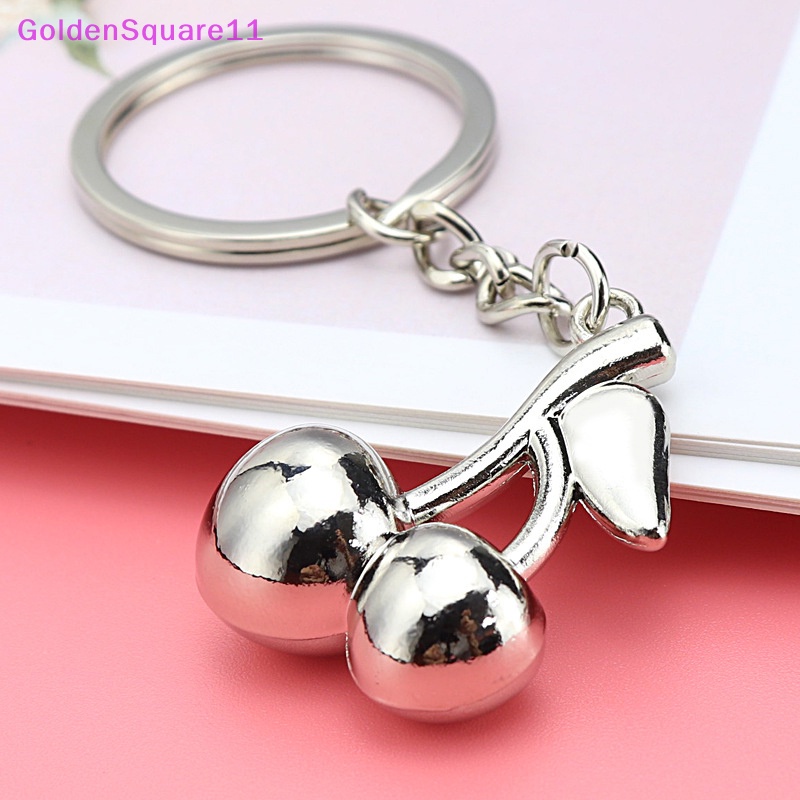 Móc Khóa Kim Loại Hình Trái Cherry Thời Trang