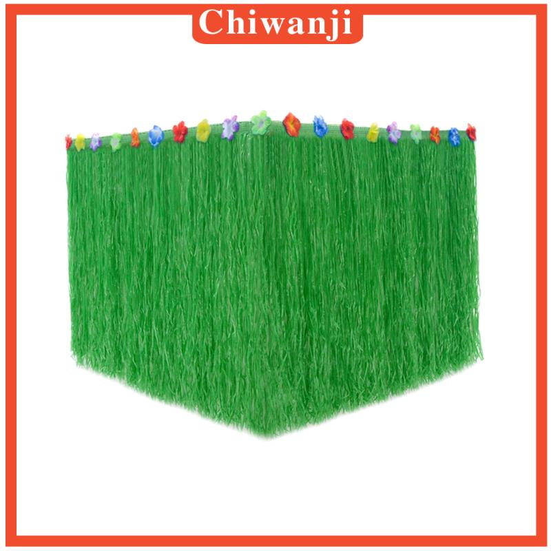 [Chiwanji] Chân Váy Cỏ Luau Nhân Tạo Nghệ Thuật Làm Phông Nền Chụp Ảnh Cảnh Quan