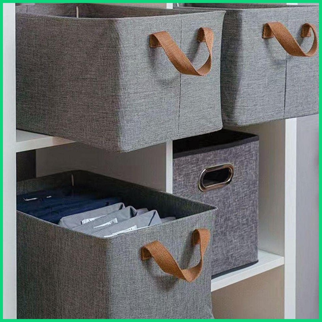 Hộp Đựng Đồ Chơi / Sách Kích Thước Lớn Có Thể Gấp Gọn Tiện Dụng Cho jiwvn Jwvn