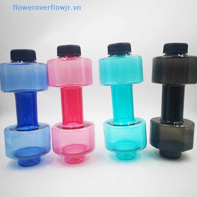 Bình Nước Thể Thao Bằng Nhựa Hình Quả Tạ 550ML Chống Rò Rỉ