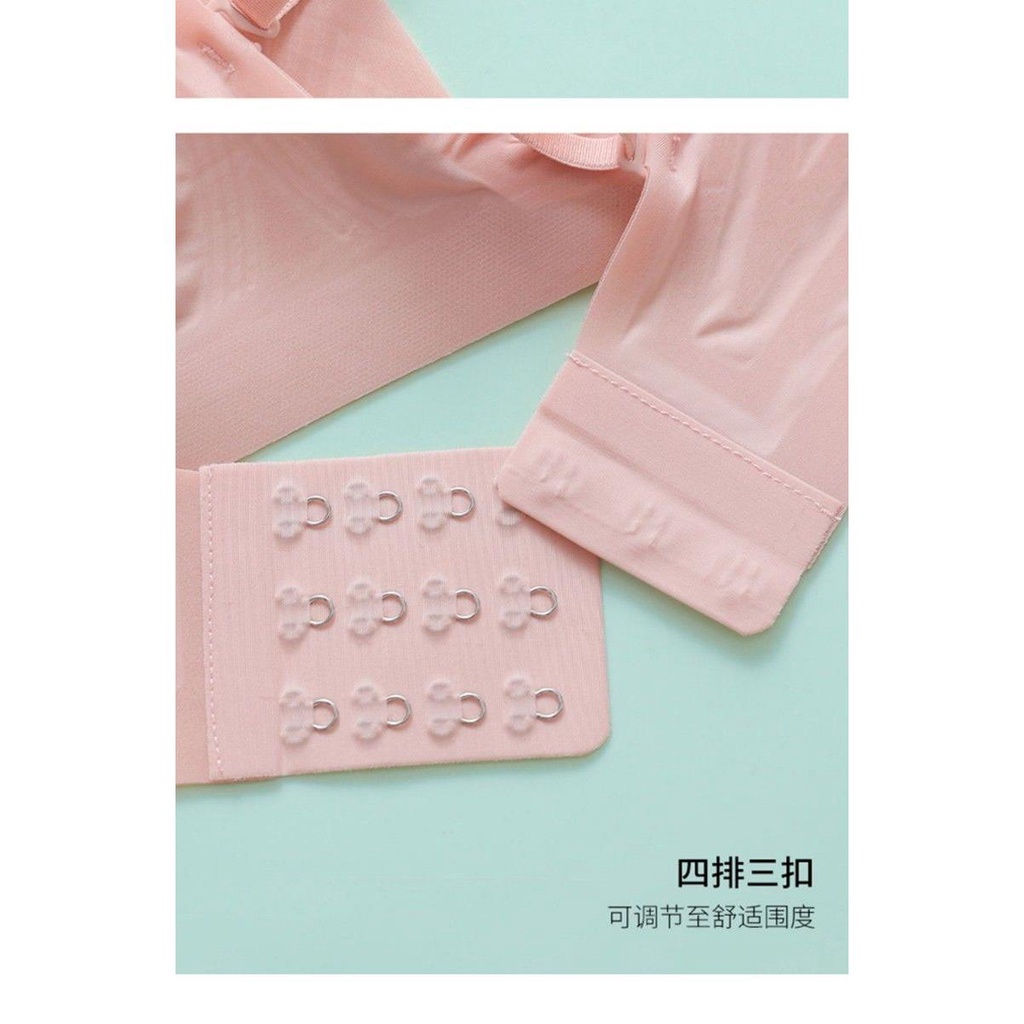 Áo Ngực Không Đường May Siêu Mỏng Nâng Ngực Họa Tiết Tai Thỏ Gợi Cảm Cho Nữ