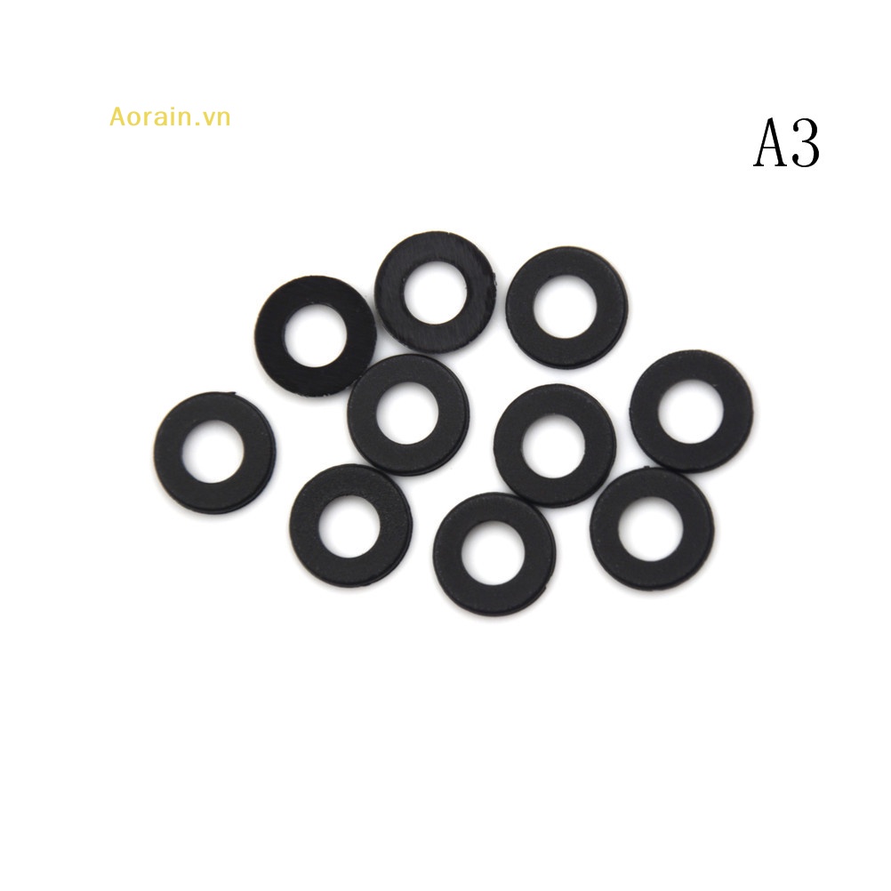 Vòng Đệm Bằng Nhựa Neoprene Dày Màu Đen Cho M3 M4 M5 M6 M8 M10 M12 Đồng Hồ Đeo Tay Thời Trang Thanh Lịch Cho Nữ