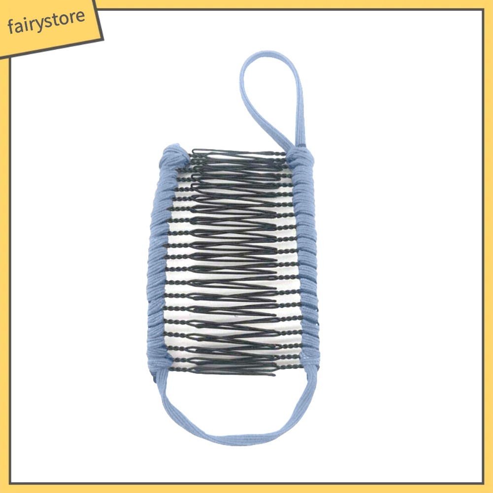 Giá Đỡ Lược Kẹp Tóc Hình Quả Chuối Chống Trượt Có Thể Kéo Dài Cho Nữ