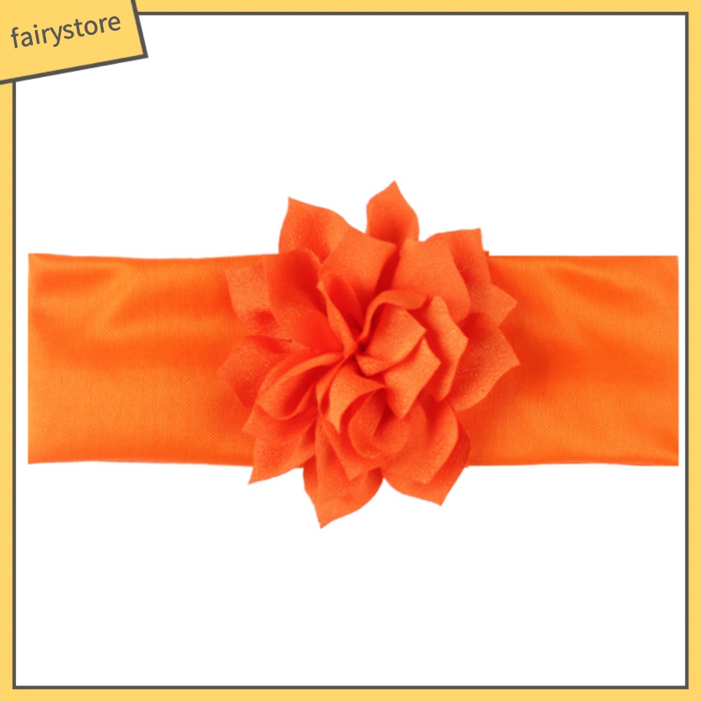 Băng Đô Hoa Sen Co Giãn Màu Sắc Ngọt Ngào Cho Bé Gái