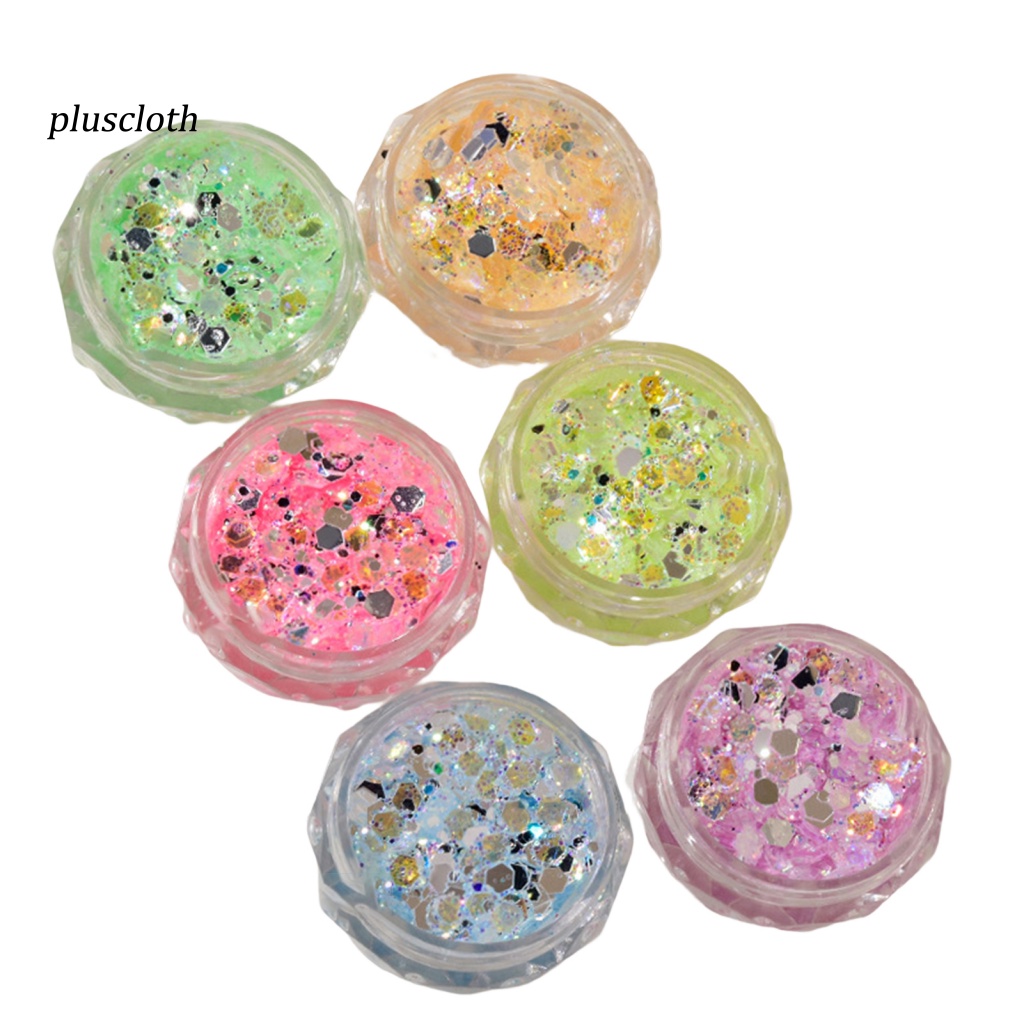1 Hộp Sequin Lấp Lánh Siêu Mỏng Trang Trí Móng Tay Nghệ Thuật