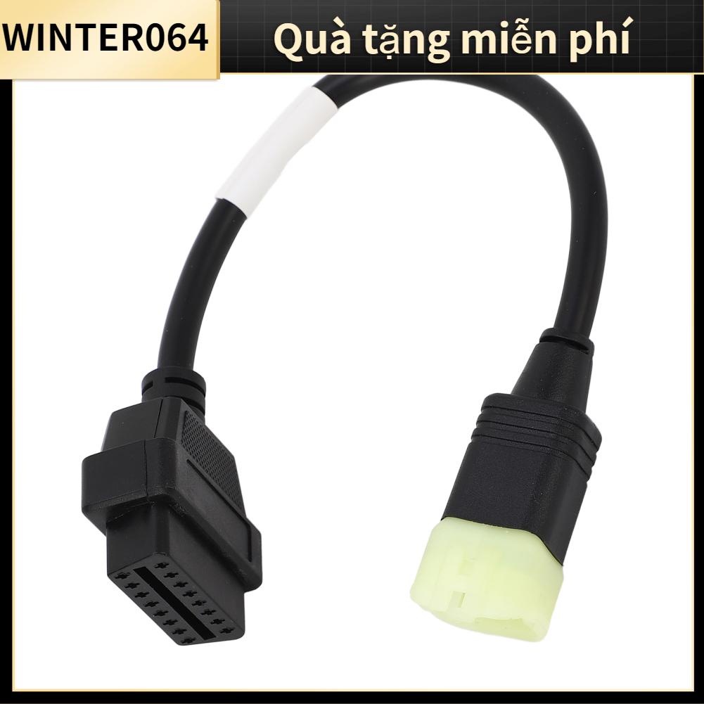 Winter064 6 Pin OBD2 Chẩn Đoán Cáp Ổn Định Truyền ABS Chống Lão Hóa Di Động Cho Z900 Z900RS ZX10R ZX14R