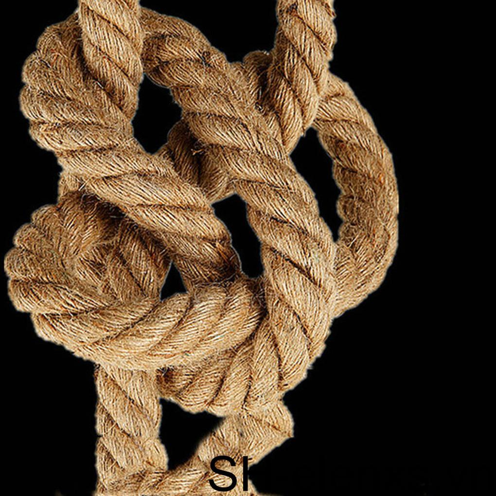 Giá Đỡ Bóng Đèn E27 Dây Thừng Dùng Trang Trí DIY