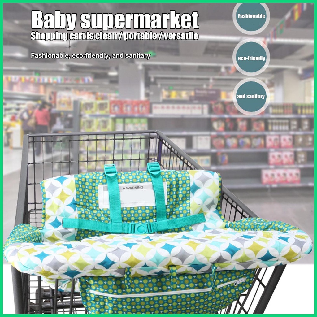Vỏ Bọc Xe Đẩy Mua Sắm Có Túi Và Dây Đeo Phù Hợp Cho Đi Siêu Thị jiwvn