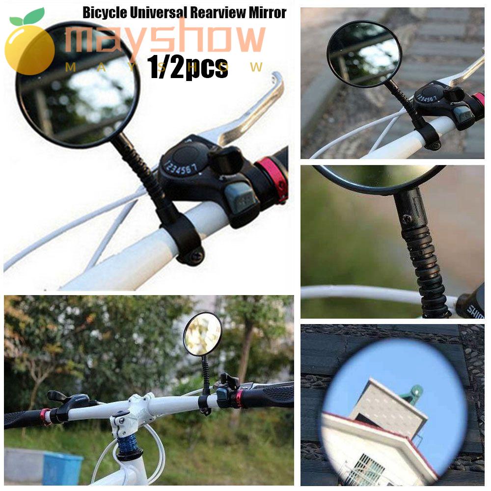 Set 1 / 2 Gương Chiếu Hậu Gắn Tay Lái Xe Đạp Leo Núi Chất Lượng Cao
