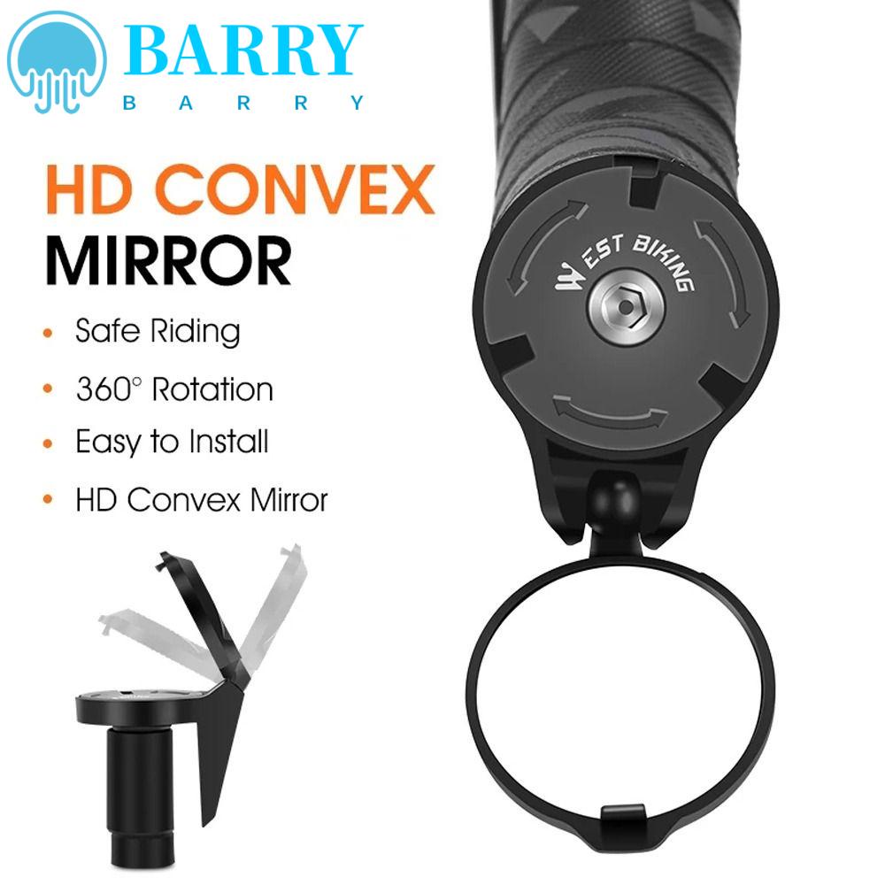 Gương Chiếu Hậu Xoay 360 Độ Linh Hoạt Kích Thước 16-22mm Gắn Tay Lái Xe Đạp