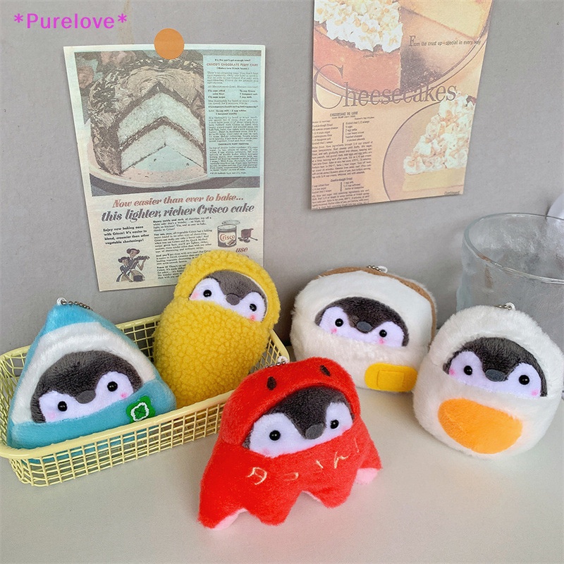 Móc Khóa Hình Chim Cánh Cụt Nhồi Bông Đáng Yêu Mới