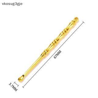 VK thìa tai retro giả đồng thau công cụ làm sạch tai di động lấy tai ráy tai Je