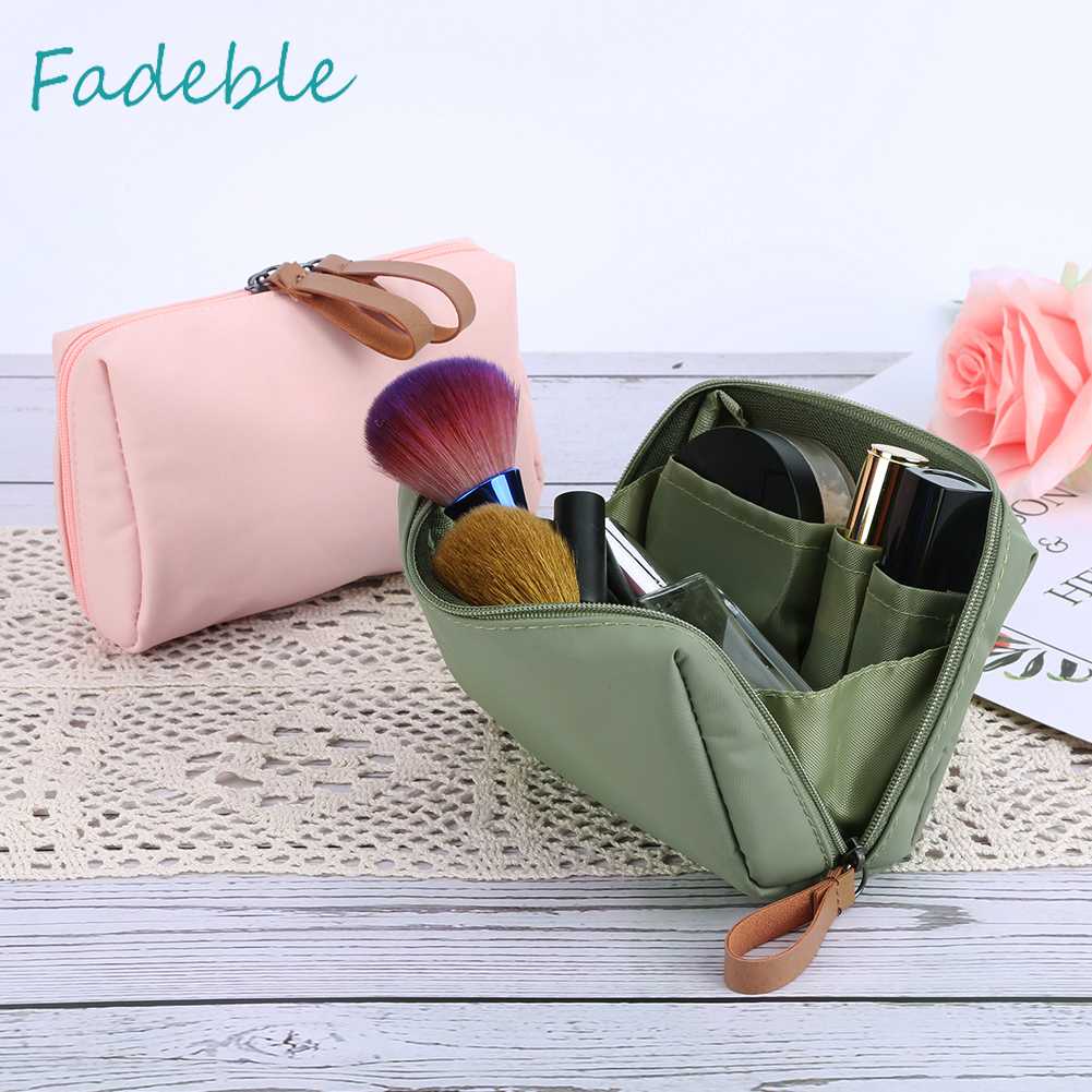 Túi Đựng Mỹ Phẩm / Đồ Vệ Sinh Cá Nhân Bằng Nylon Sức Chứa Lớn Tiện Dụng Cho