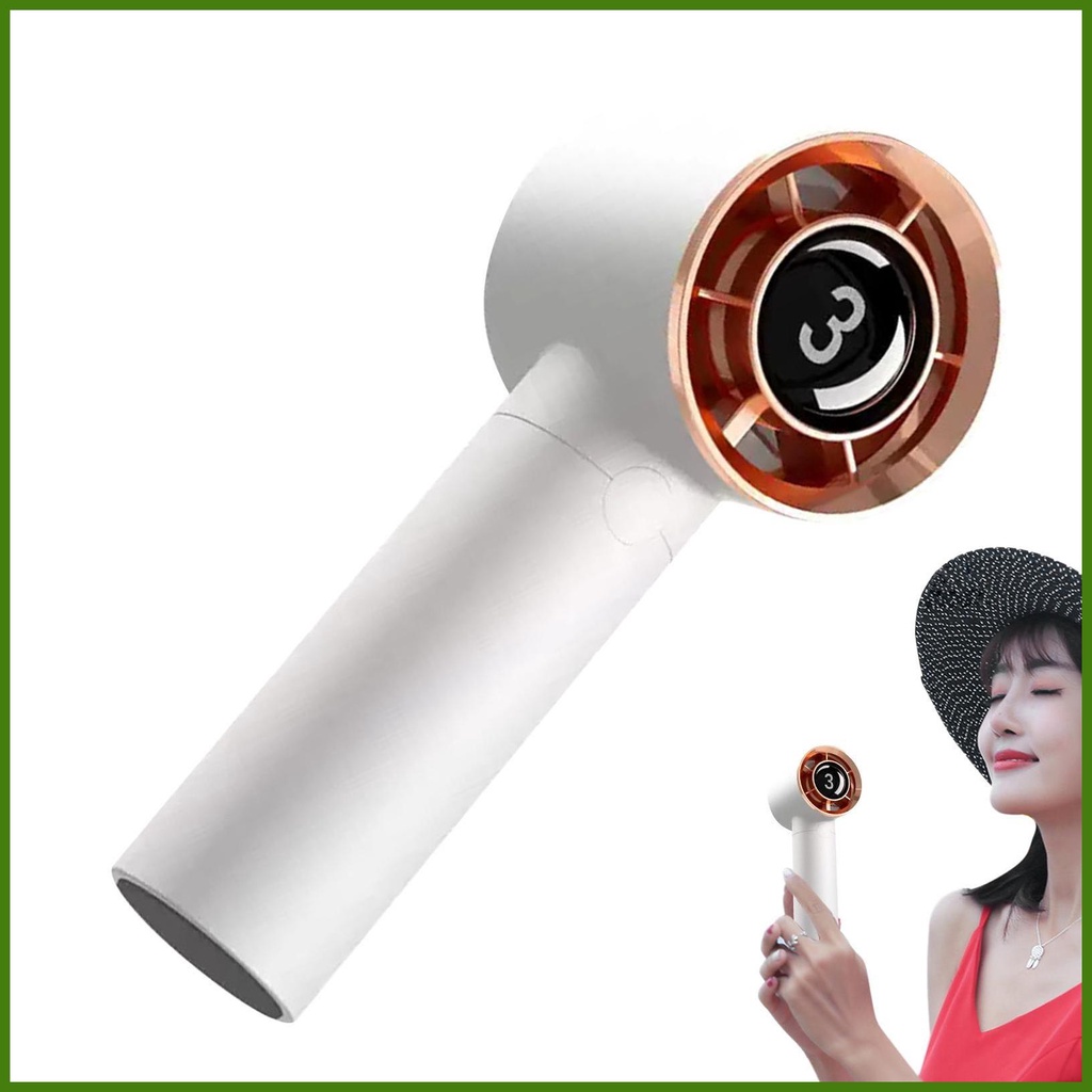 Quạt Mini Cầm Tay 4 Tốc Độ Tùy Chỉnh Kèm Sạc USB Tiện Dụng Chất Lượng Cao