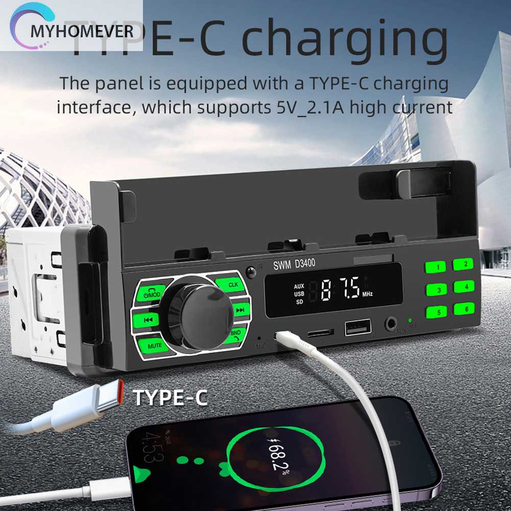 Bộ Điều Khiển Từ Xa Hỗ Trợ Thẻ Âm Thanh Nổi Trên Xe Hơi