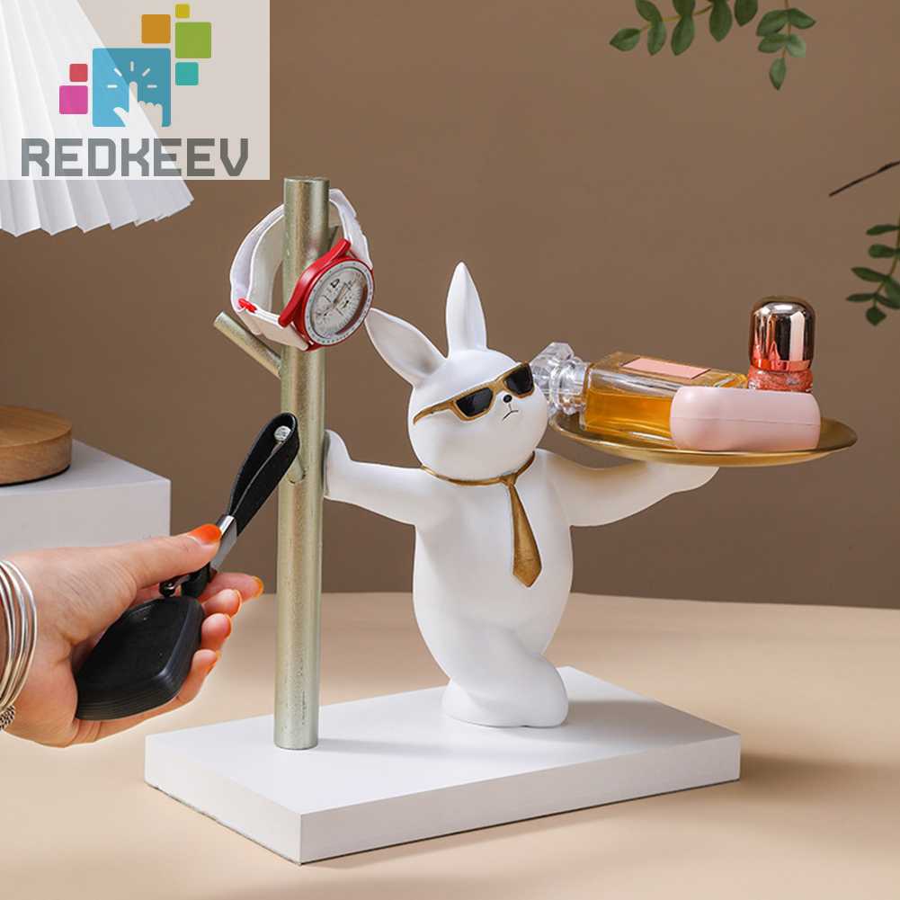 Tượng Thỏ Bằng Nhựa Resin Trang Trí Phòng Khách