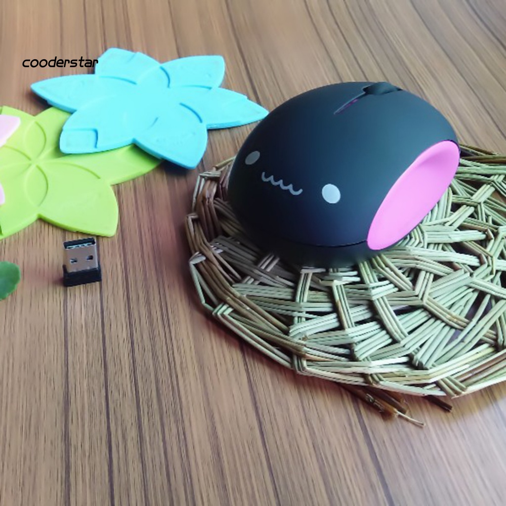 Chuột không dây 1200DPI 3 Nút USB 2.0 Họa Tiết Dễ Thương