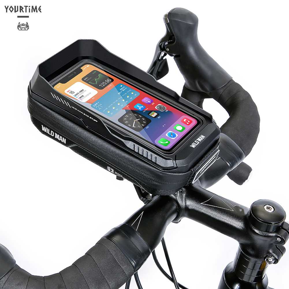 Túi Đựng Điện Thoại Gắn Tay Lái Xe Đạp Bằng EVA Cứng Chống Thấm Nước