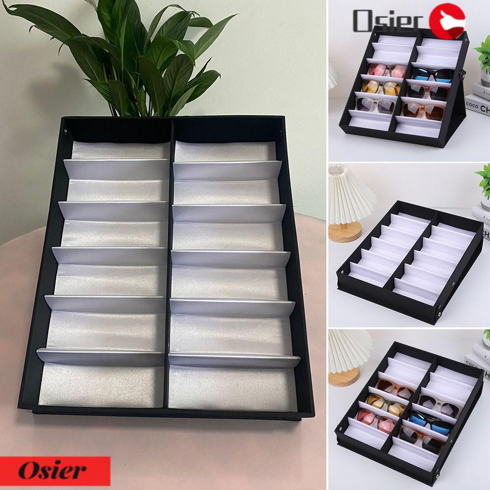 OSIER1 Khay Đứng 12 Ngăn Đựng Mắt Kính Tiện Lợi