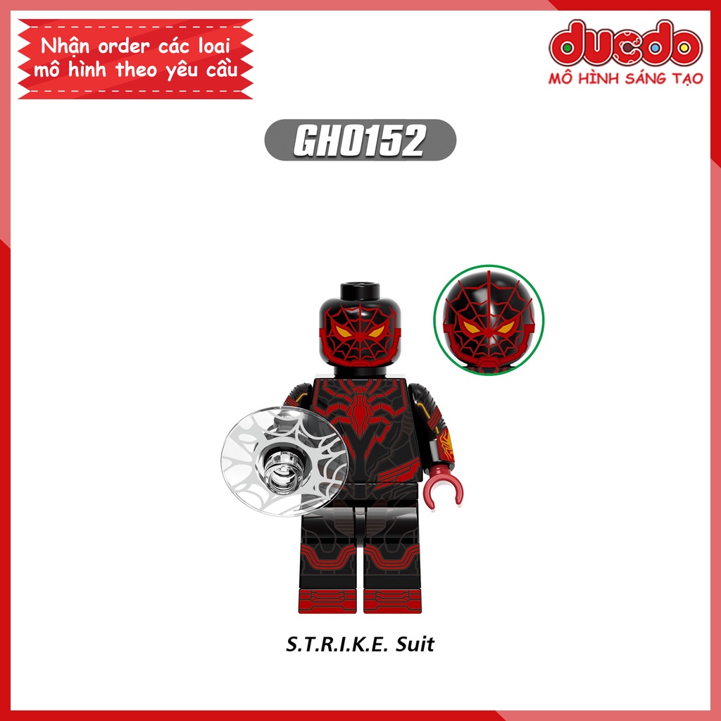 Minifigures các nhân vật Người nhện Spider Man - Đồ chơi Lắp ghép Xếp hình Mô hình Mini Iron Man XINH G0120