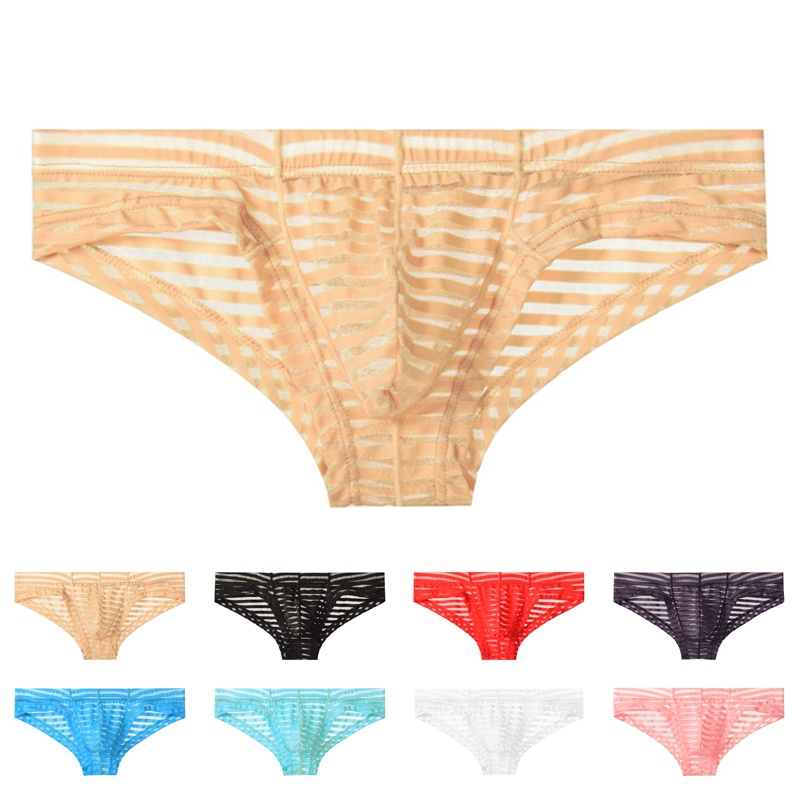 Quần Lót Boxer Nam Dạng Lưới Siêu Mỏng Thoáng Khí