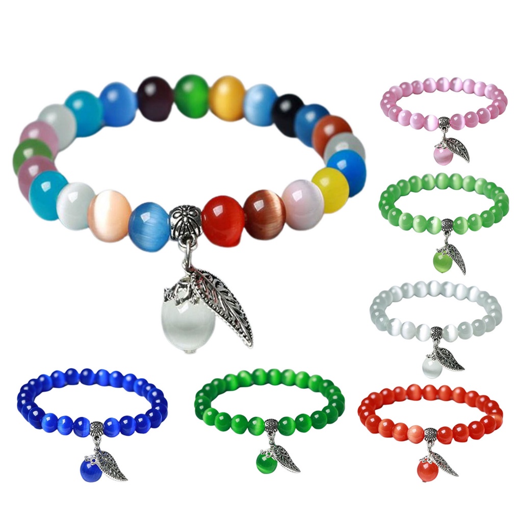 Vòng Tay Gắn Hạt Pha Lê Nhân Tạo Chống Mài Mòn Thời Trang Cho Nữ