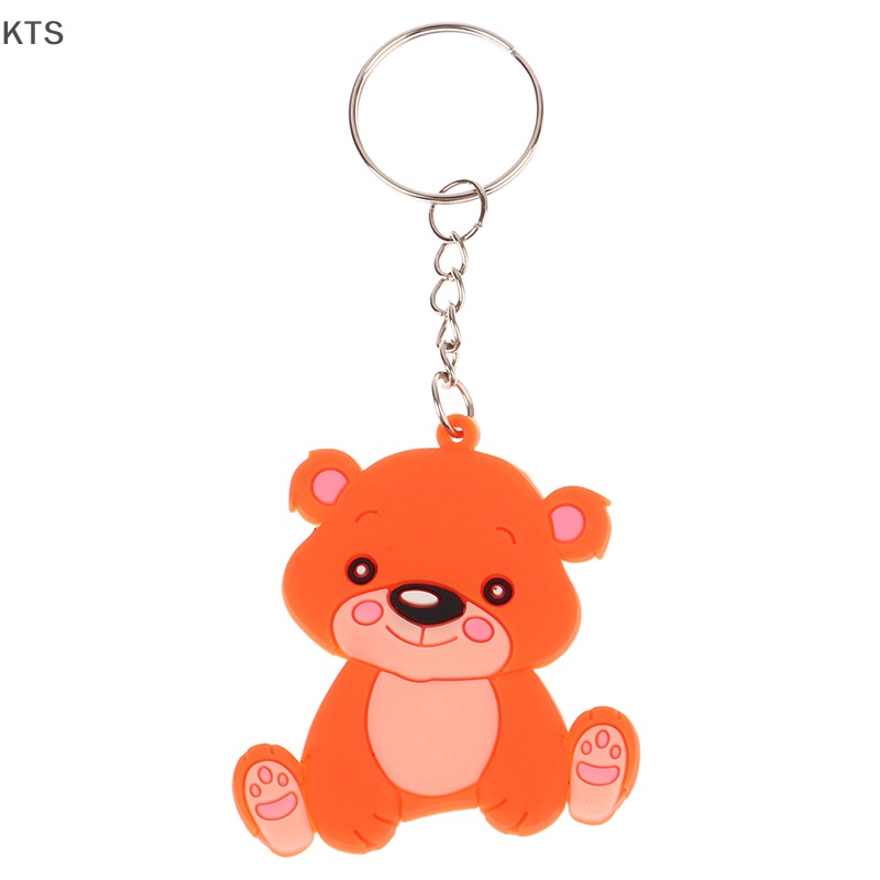 1 Vỏ Silicon Bảo Vệ Chìa Khóa Xe Hơi In Hình Động Vật Dễ Thương