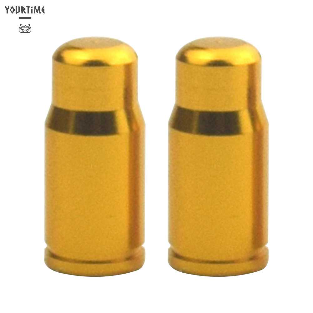 2 Nắp Van Xe Đạp Bằng Hợp Kim Nhôm