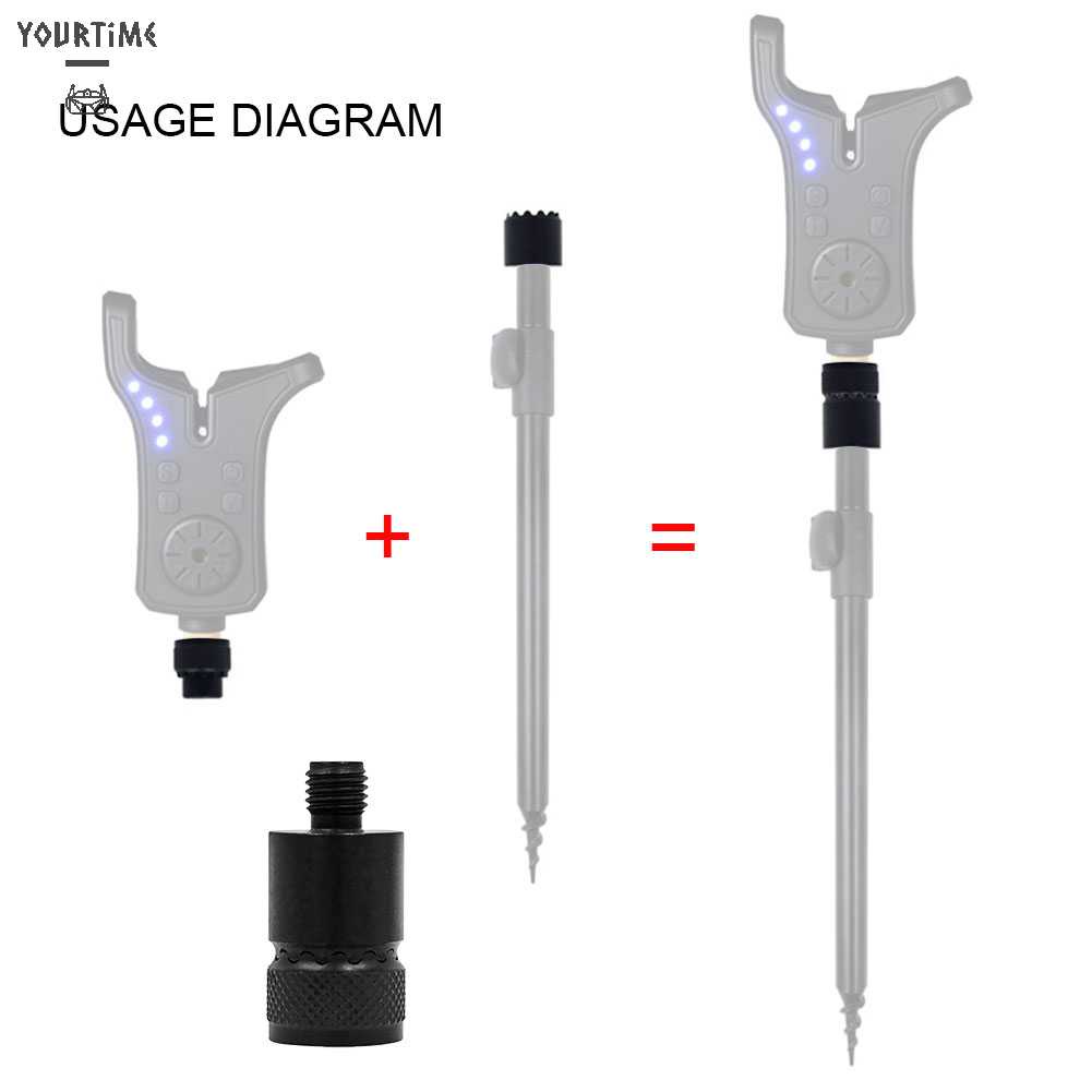 Giá Đỡ Cần Câu Cá Báo Động Tháo Gỡ Nhanh Bằng Kim Loại