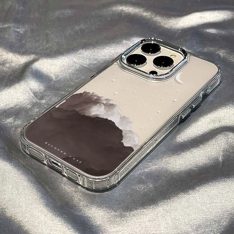 ✅Ốp Điện Thoại Dẻo Họa Tiết Đám Mây Chống Sốc Cho Iphone12In Style / Apple 11plus7 max 14pro138 FTD9