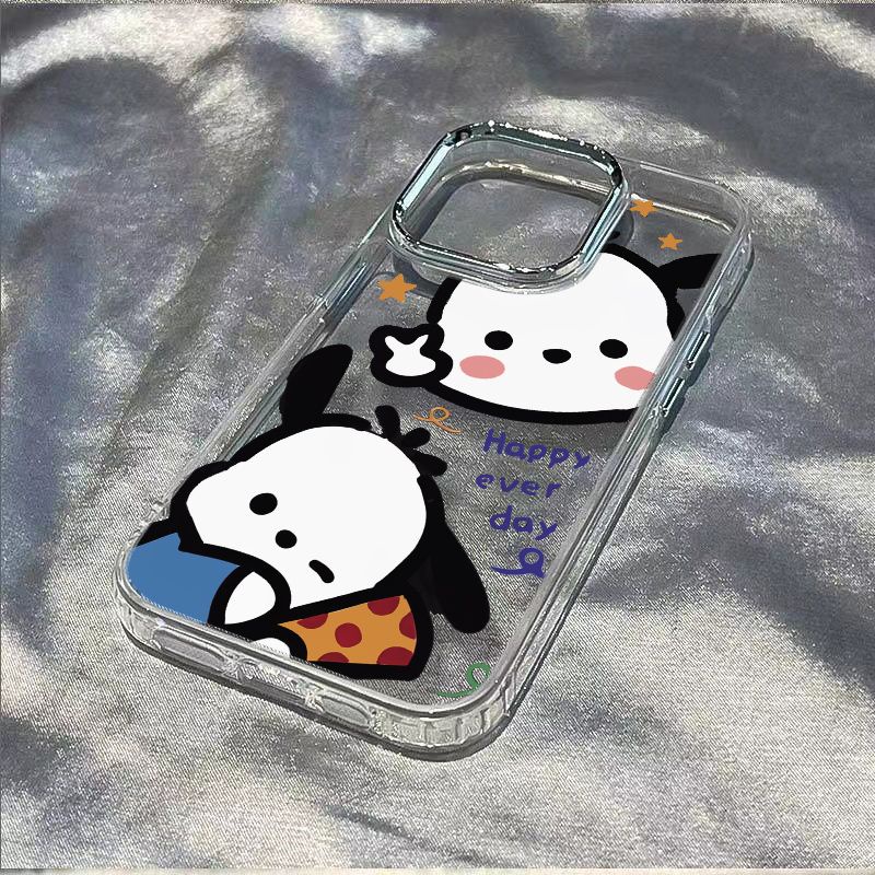 ✅Ốp Điện Thoại Mềm Chống Sốc In Hình Cún Pacha Kiểu Đơn Giản Cho Apple Iphone 12 14 Pro Plus 138 11 Max 7 UDA5